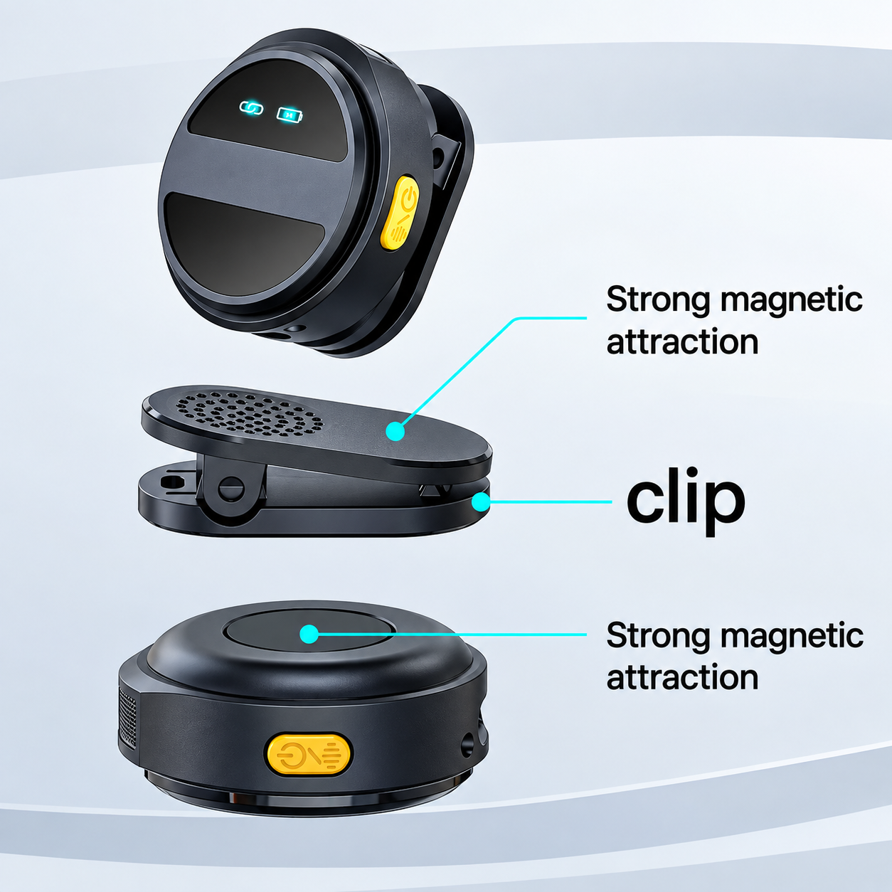 SX21 Wireless Microphone | Dual Mic 2.4GHz Noise Reduction
